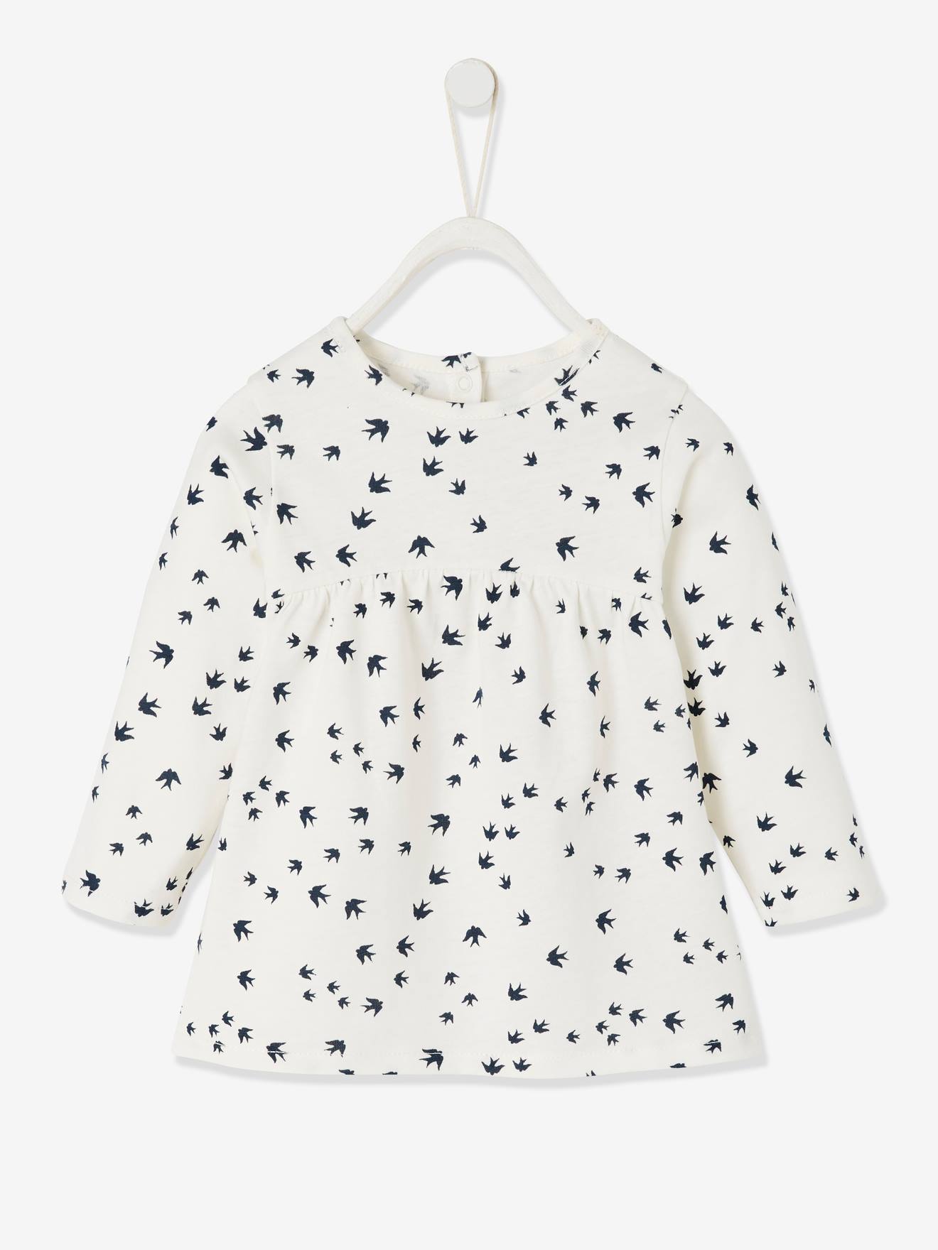 T-shirt imprimé bébé fille bleu nuit