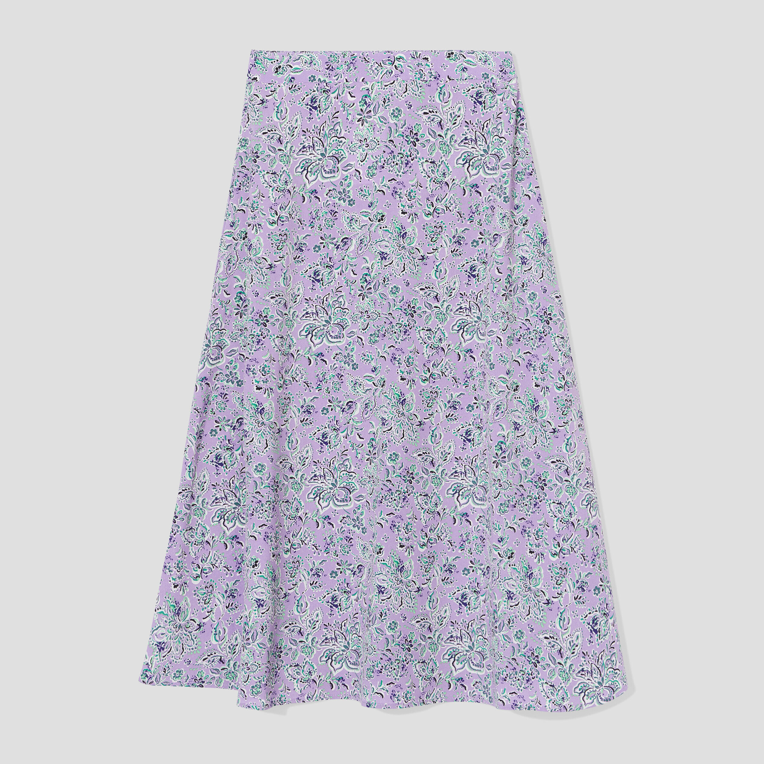 Jupe longue évasée violet femme | Cache Cache