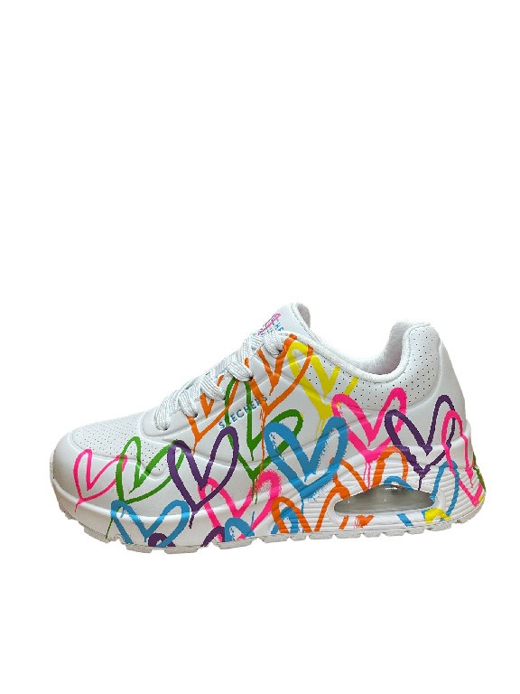 SKECHERS Freizeit Schnürer weiss
