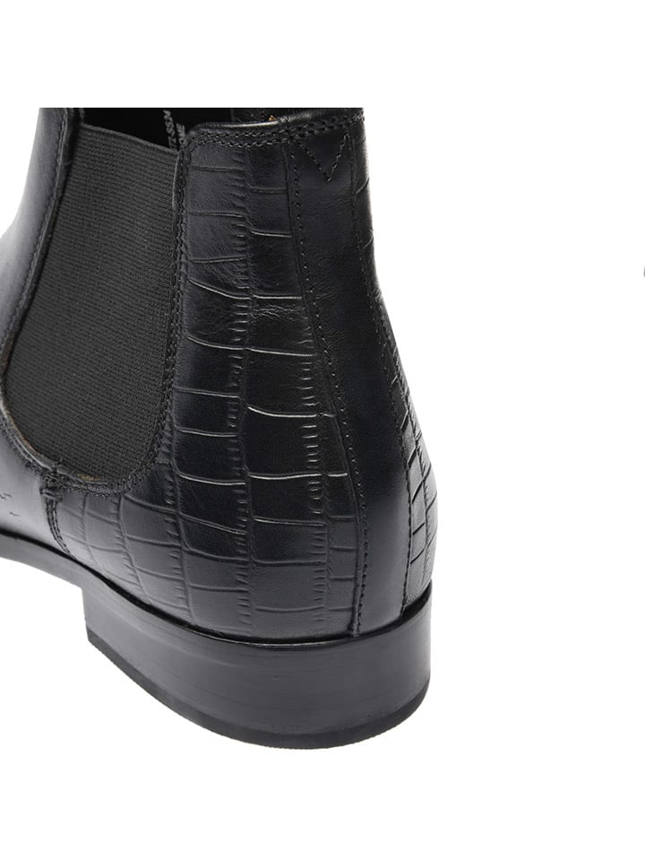 GORDON & BROS Leder-Chelsea-Boots ''Rome'' in Schwarz günstig kaufen