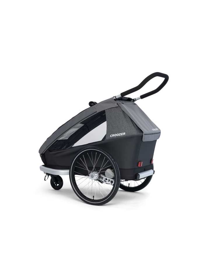 Croozer CROOZER Kid Keeke 1 3in1 Kinderfahrradanhänger  - Farbe: Mountain Gray günstig kaufen onesize
