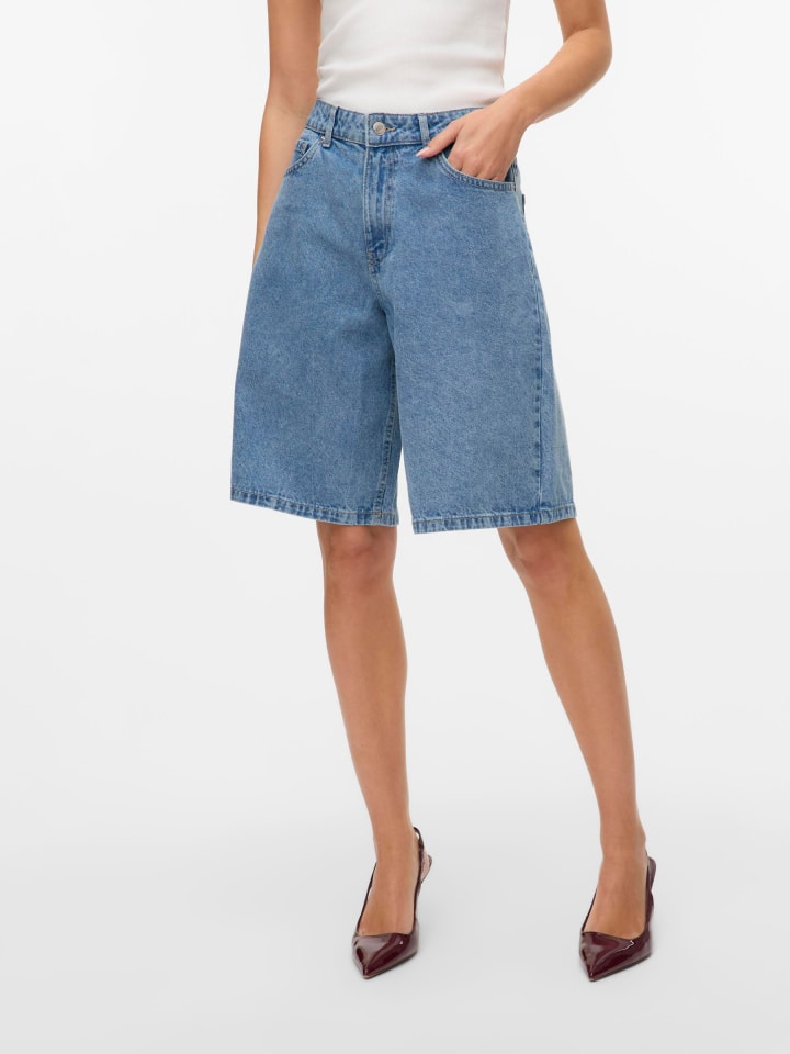 Vero Moda Jeans-Shorts in Light Blue Denim günstig kaufen