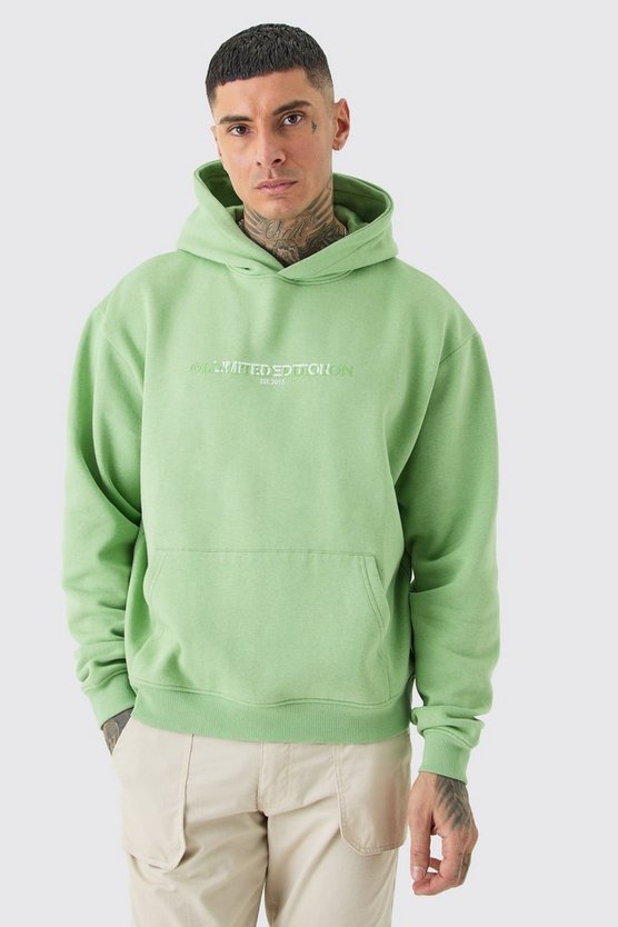 Tall kastiger Oversize Limited Hoodie