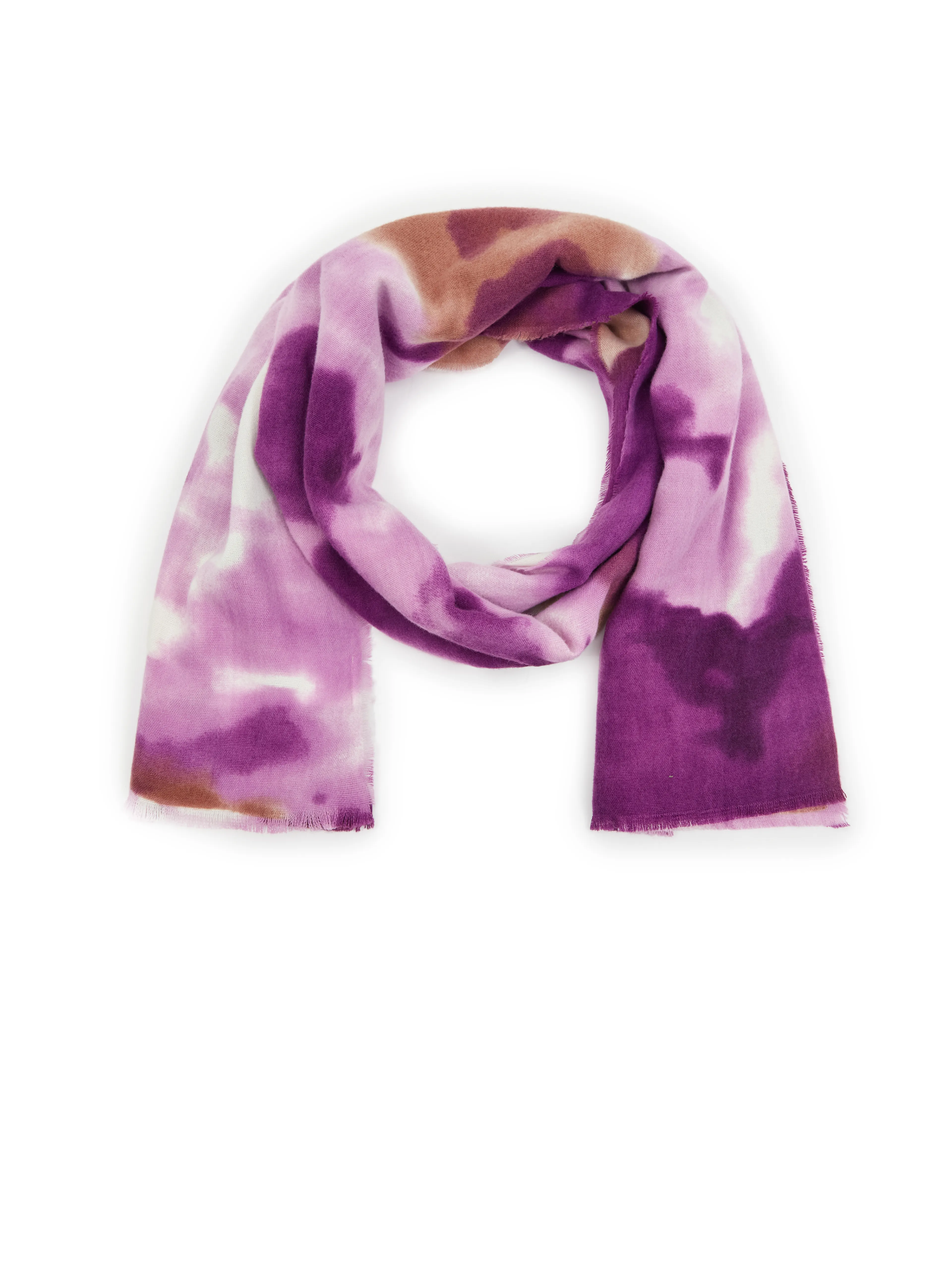 Violett gemustertes Damentuch ORSAY