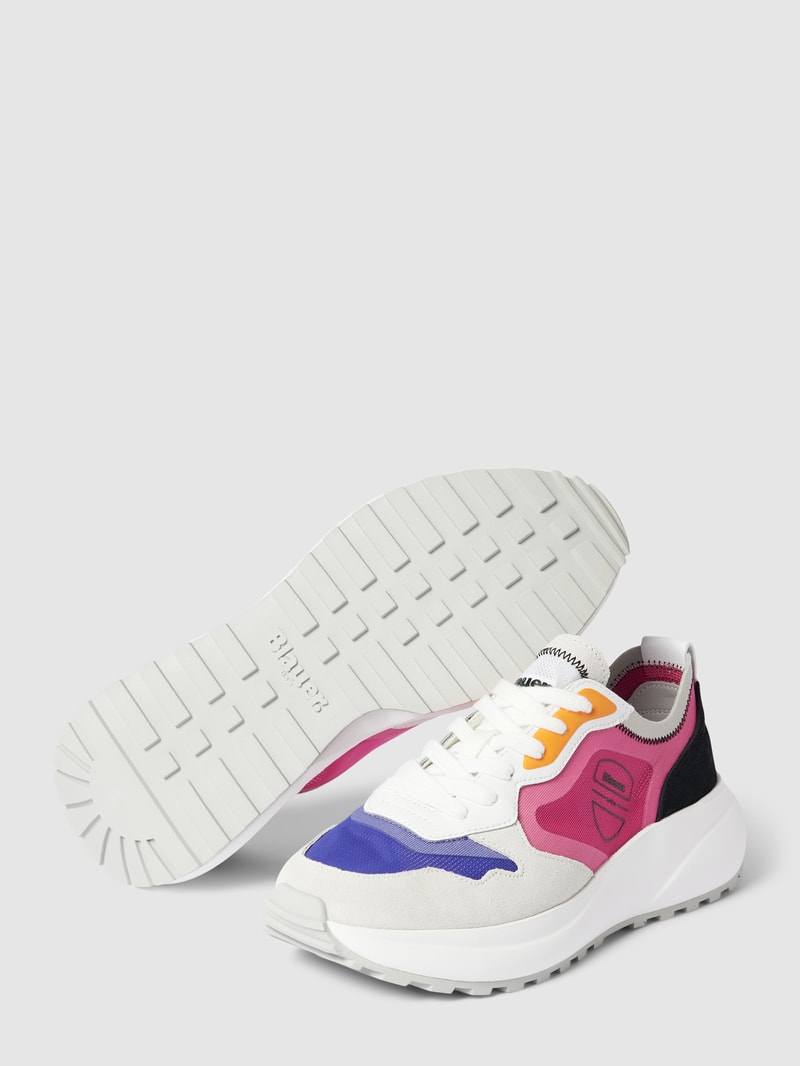Sneaker mit Label-Details Modell 'DAISY' in pink