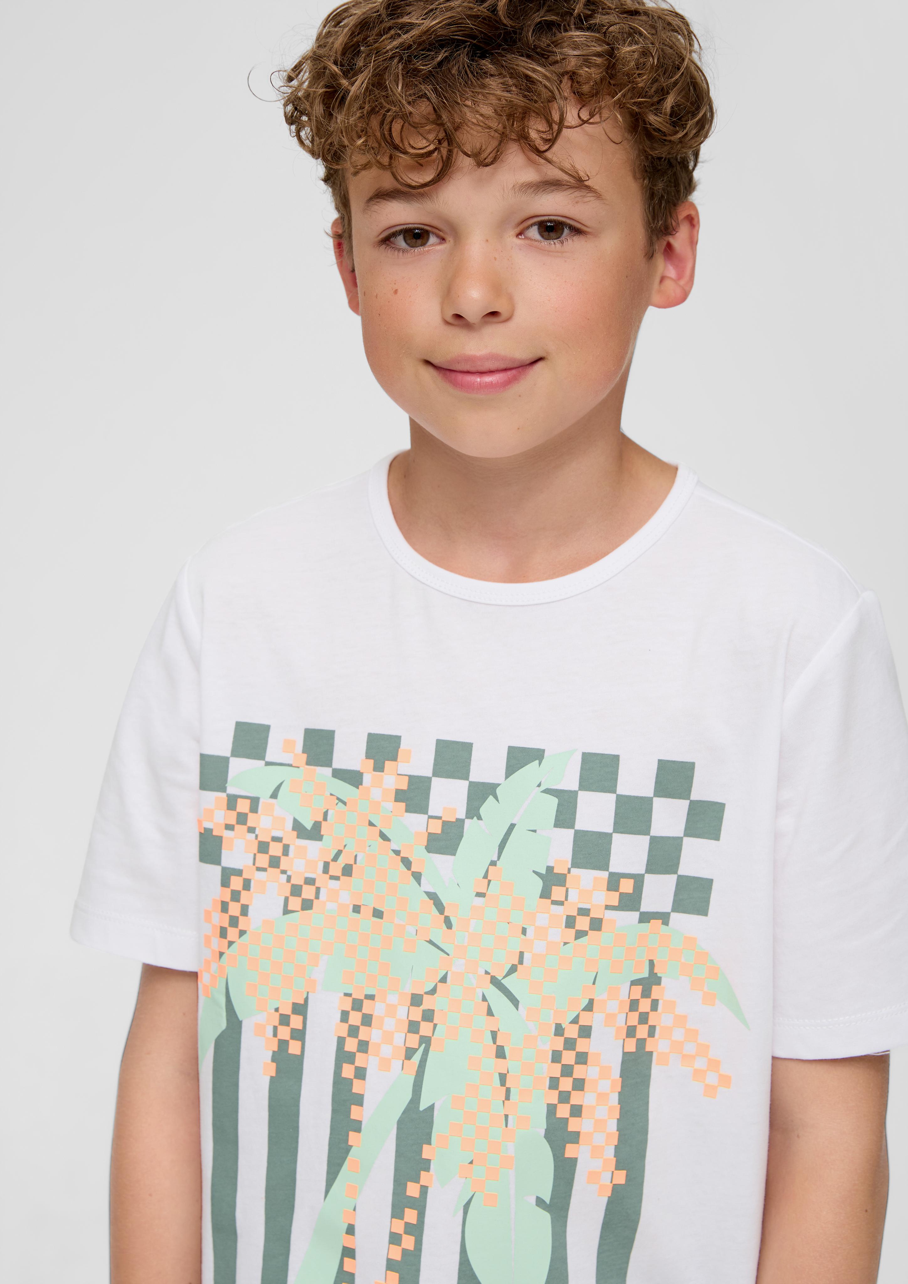 Jerseyshirt mit Frontprint  2130531-0100