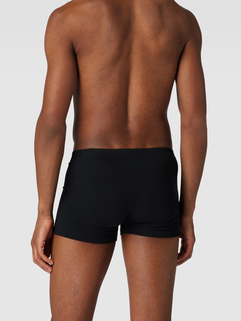 Trunks mit elastischem Bund im 2er-Pack in schwarz