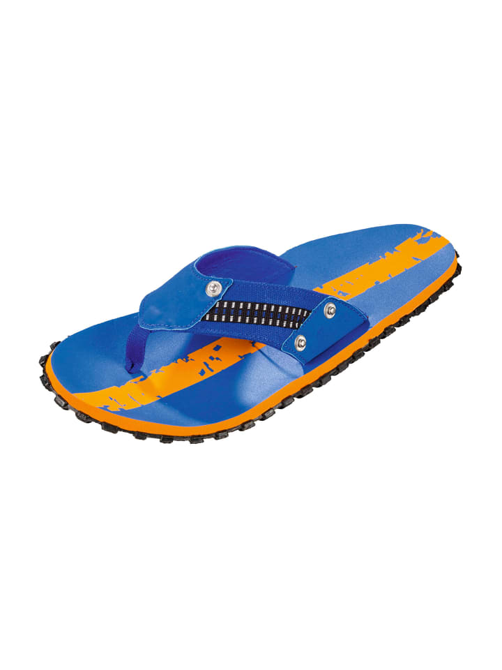 BECO the world of aquasports Zehentrenner BEactive V-Strap in blau-orange günstig kaufen