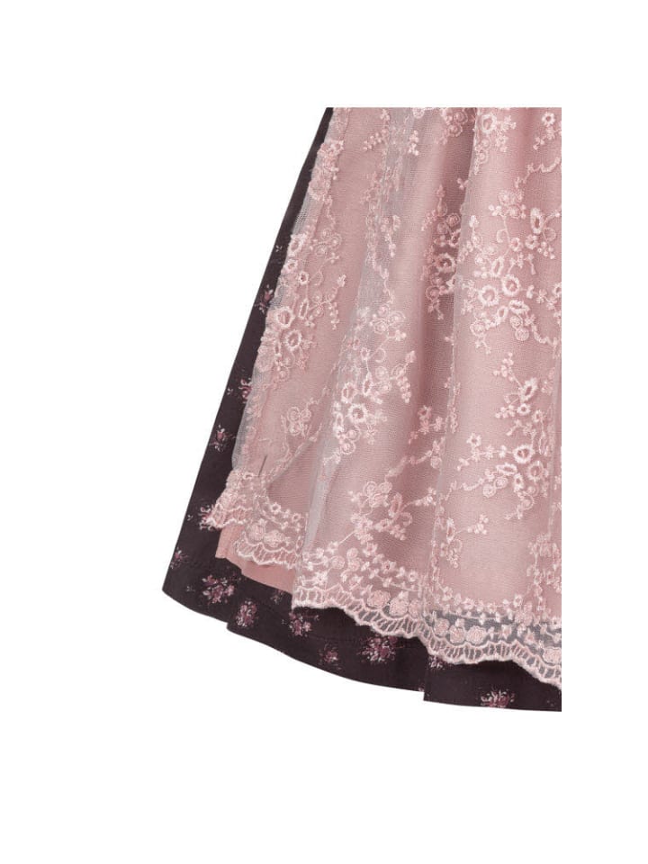 Nübler Kinderdirndl 3-teilig Rosalie in Bordeaux günstig kaufen