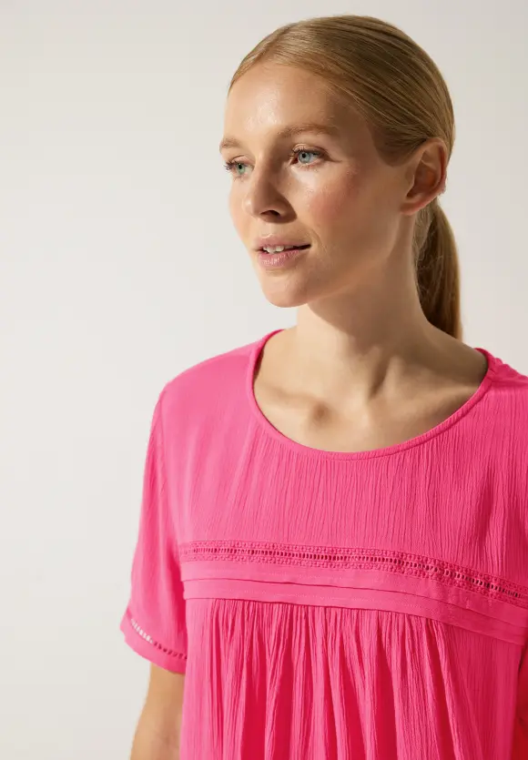 Street One Bluse in Crinkle Optik