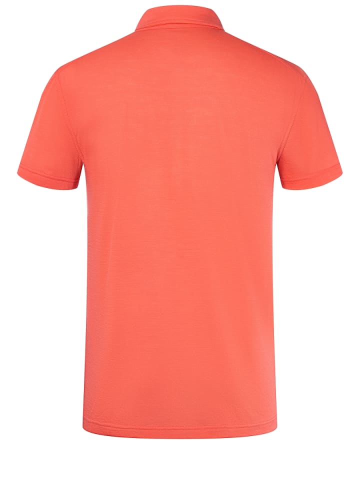 super.natural Merino Polo M TRAVEL POLO in orange günstig kaufen
