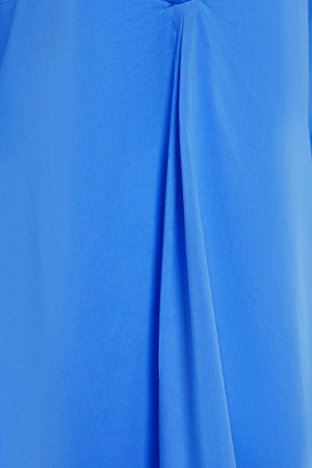 Trendyol Collection  Blaues Mini-Strandkleid aus 100 % gewebter Baumwolle TBESS21EL3979