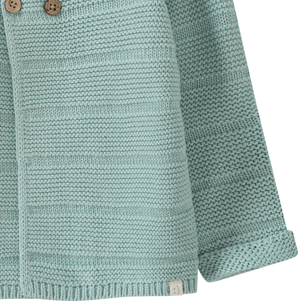 Baby Strickjacke mit Streifenstruktur