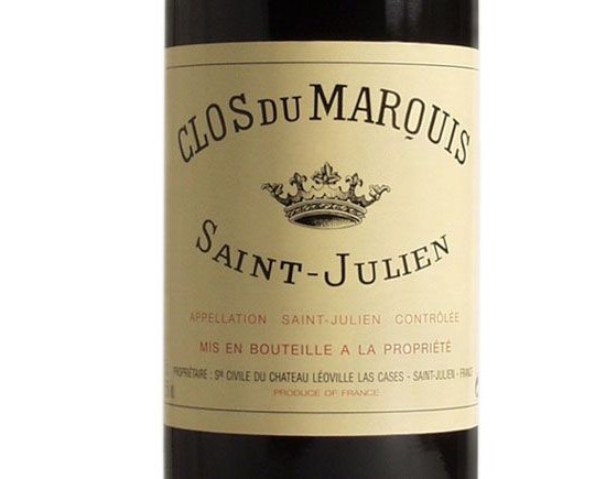 Clos du Marquis Rouge 2003, Second Vin du Château Léoville Las Cases Bordeaux Saint-Julien