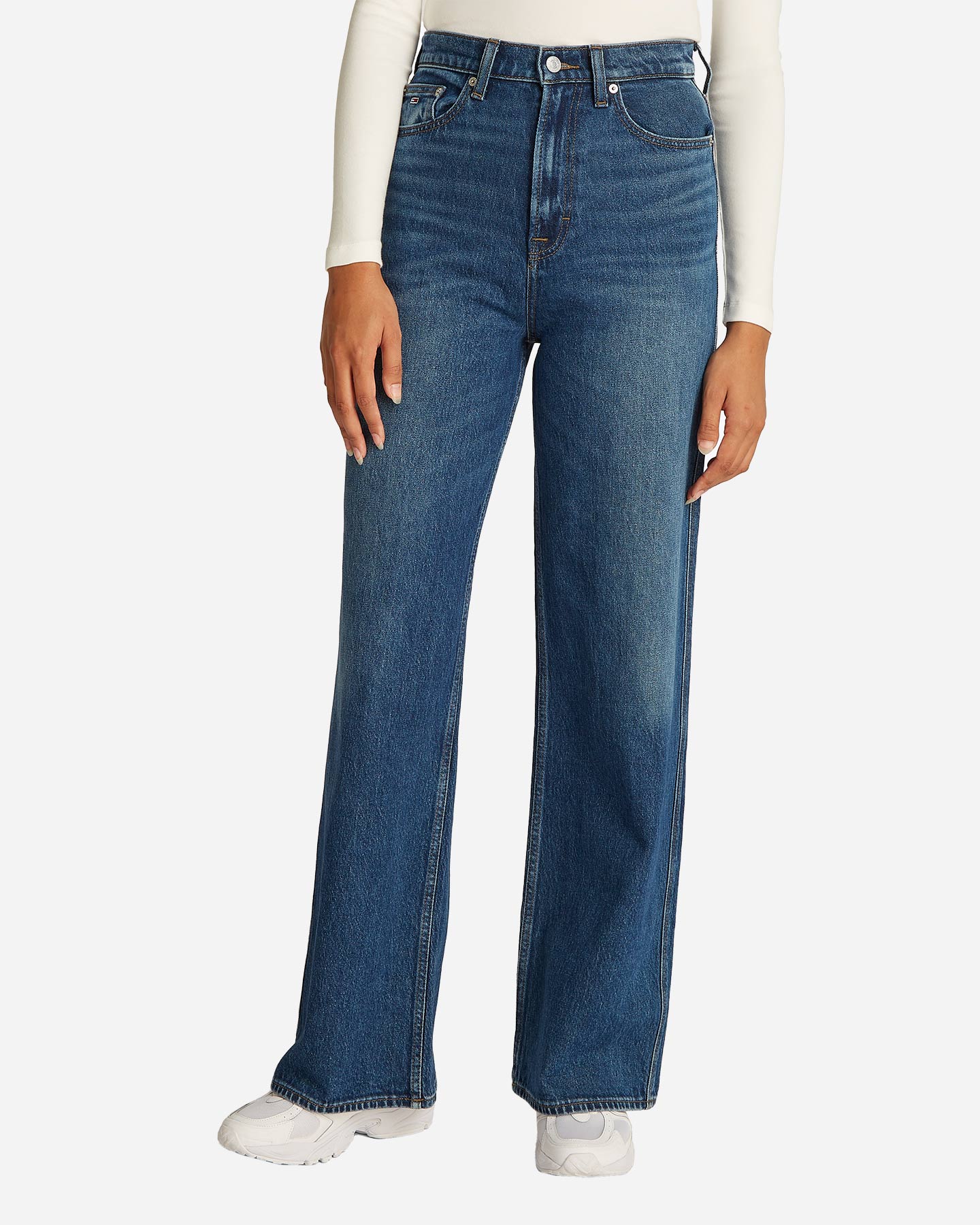 Džínsy Tommy Hilfiger Claire L32 Hr W DW0DW20582-1BK