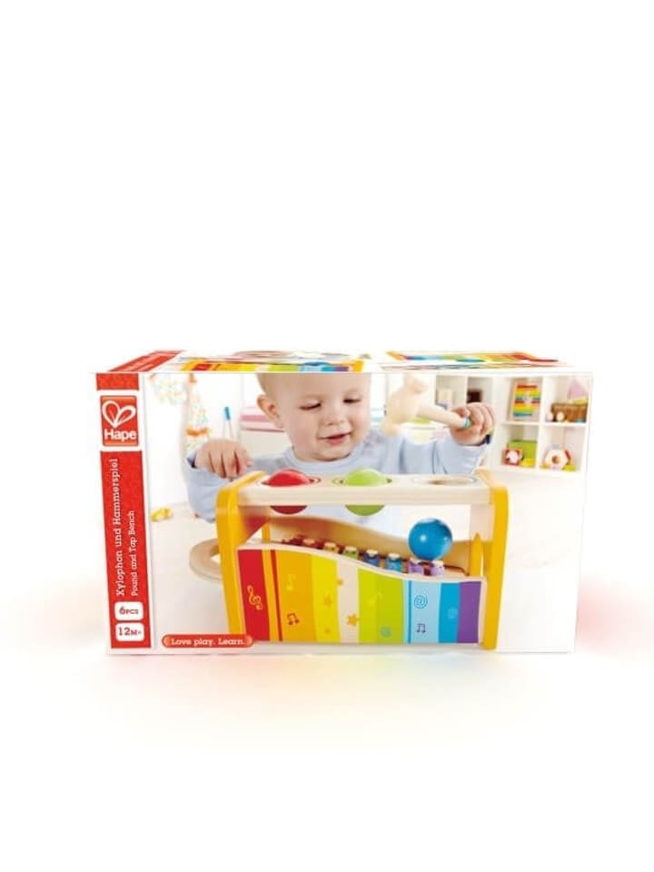 Hape  Xylophon und Hammerspiel, 6-teilig - 12 Monate - 8 Jahre günstig kaufen onesize