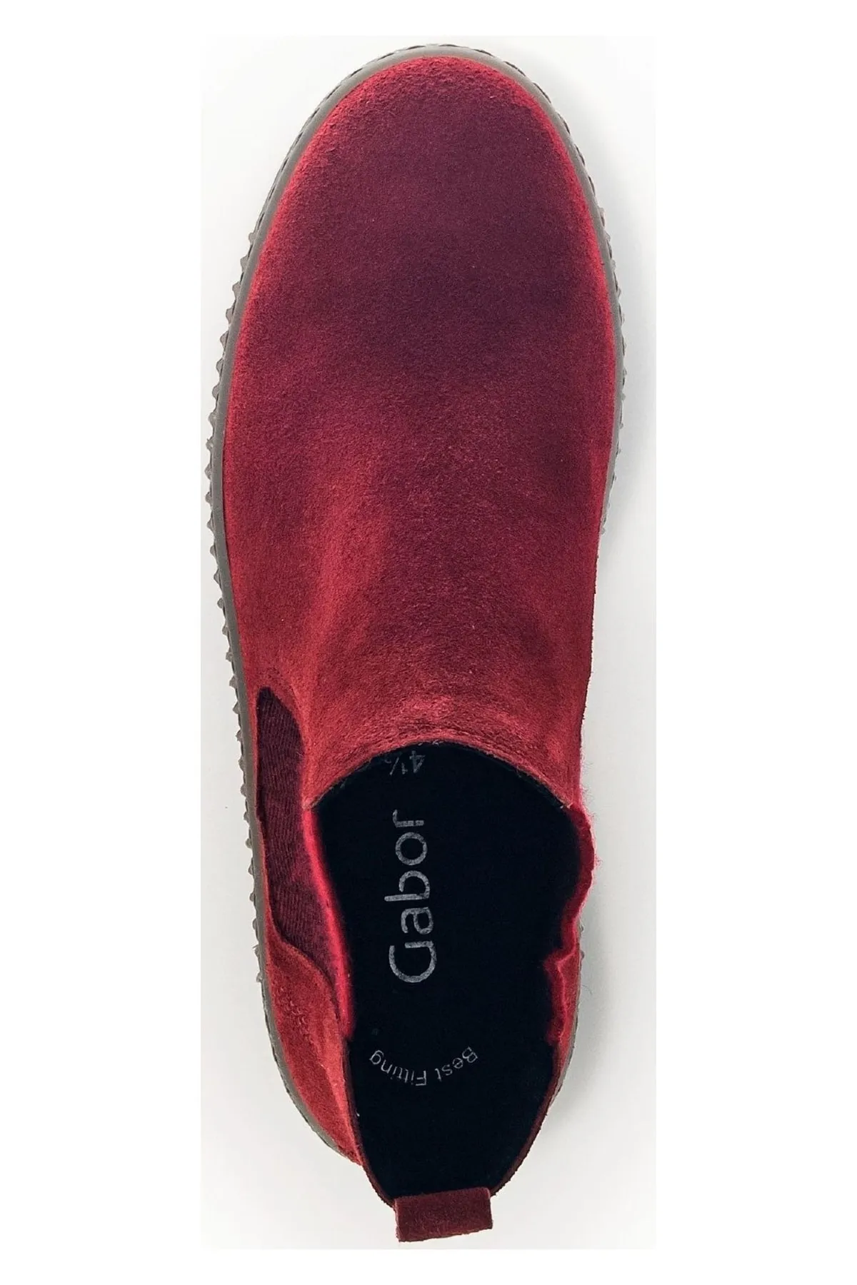 GABOR  Stiefelette - Rot - Flacher Absatz