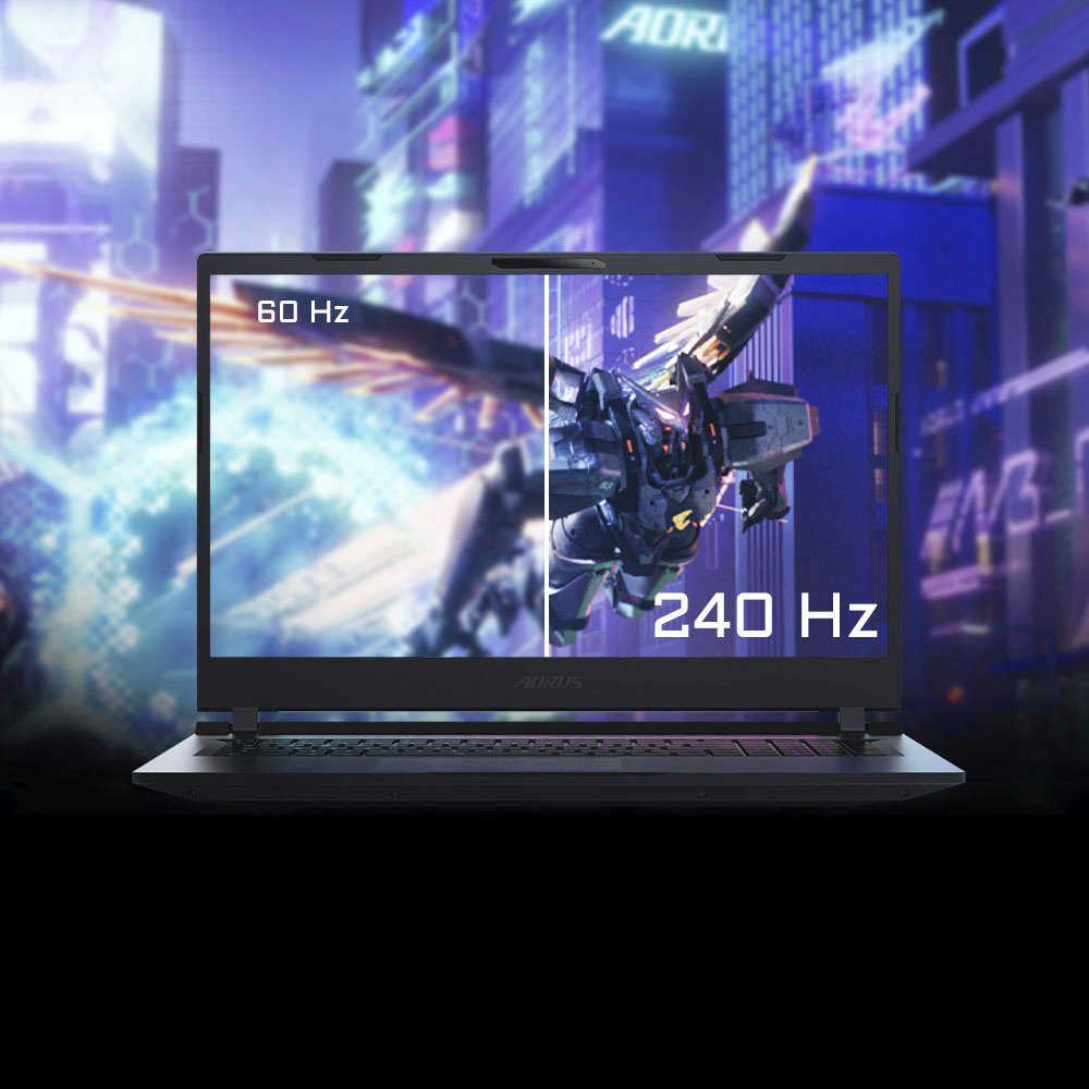 Gigabyte AORUS 17 BSF-73DE654SH Gaming-Notebook (43,94 cm/17,3 Zoll, Intel Core i7 13700H, GeForce RTX 4070, 1000 GB SSD)