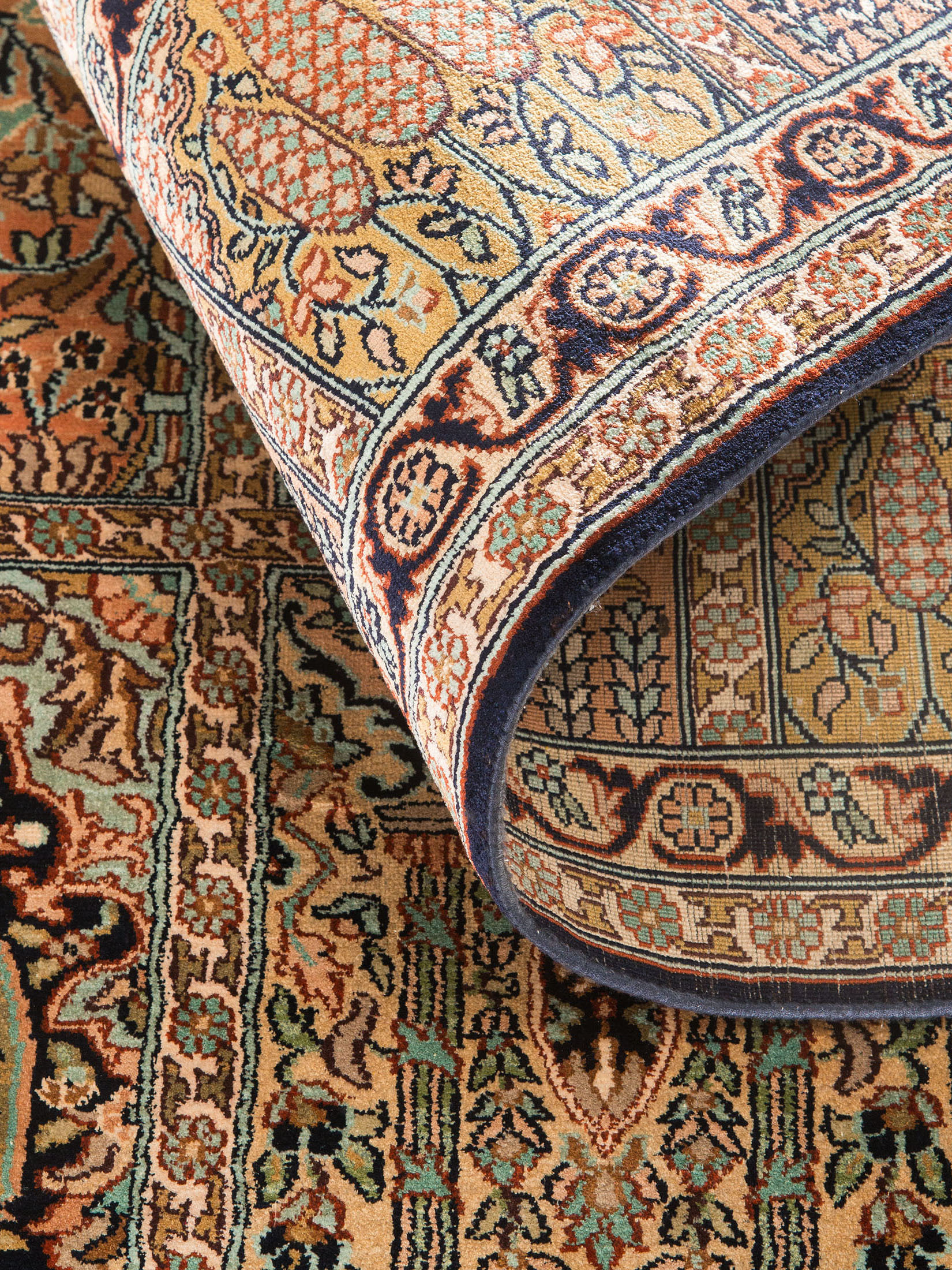 Kaschmir Seide 16/16 ca. 184 x 274 cm, Unikat / Einzelstück