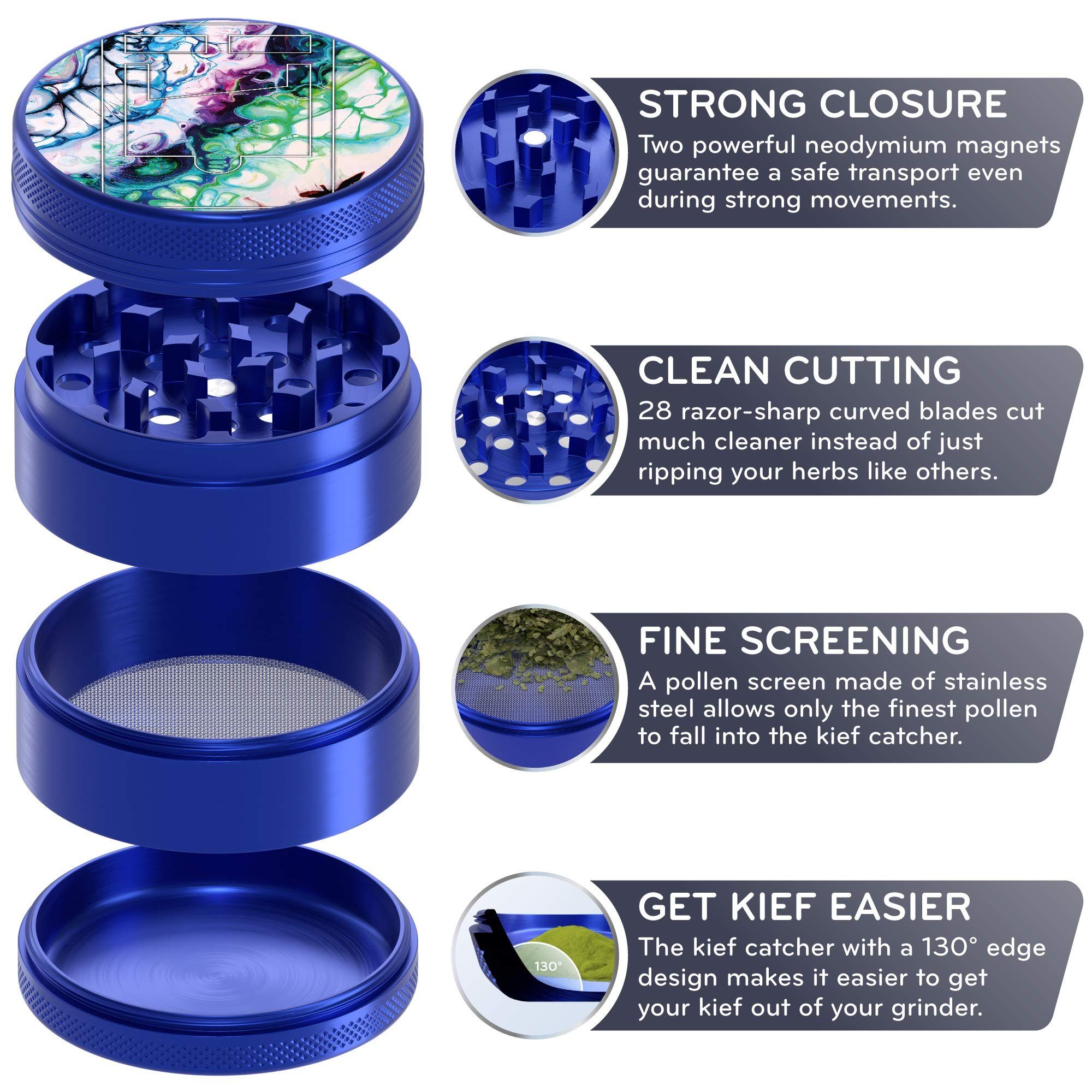 GIYOTIN Gewürzmühle Valediction, Giyotin Grinder I Crusher I ø63mm