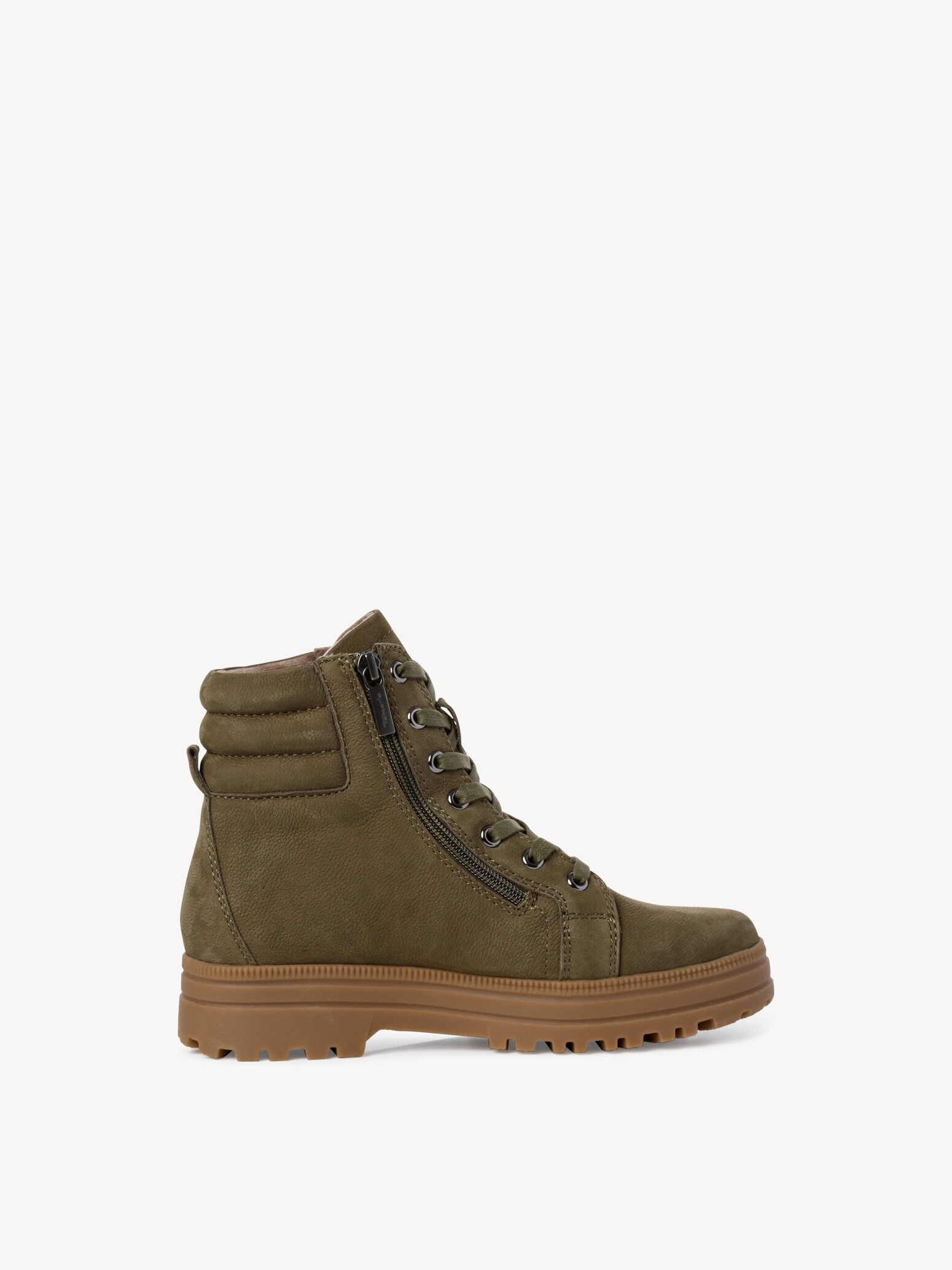 Bottine en cuir - vert