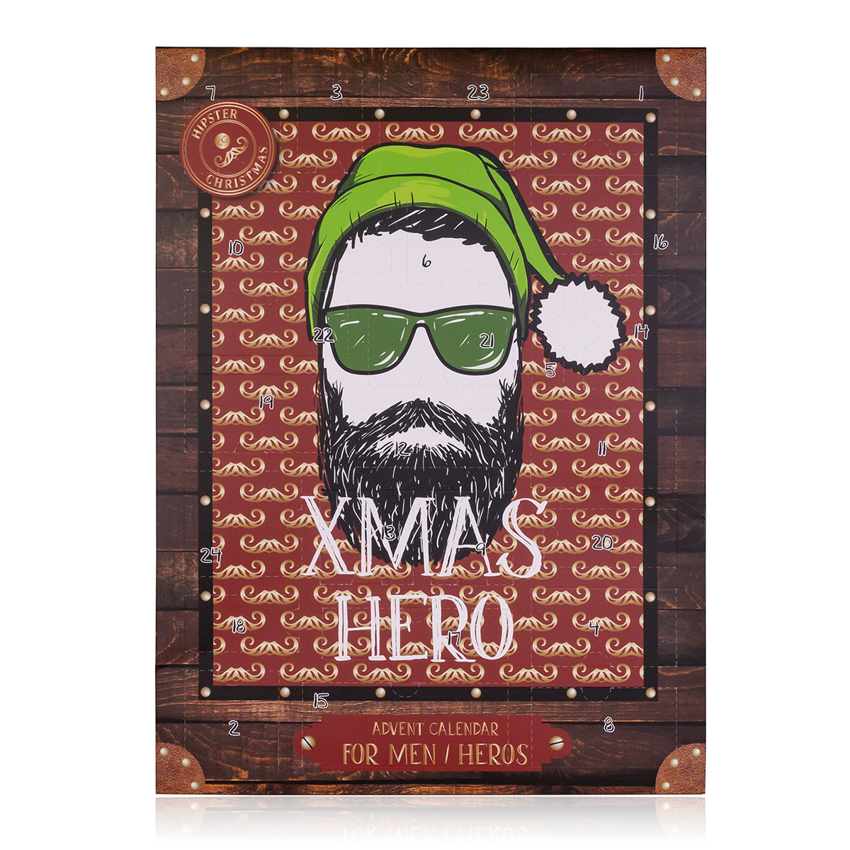 accentra Adventskalender HIPSTER STYLE in rechteckiger Box