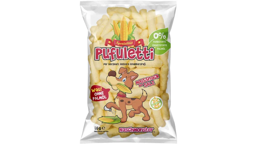 Pufuletti Maissnack Salz 85 g