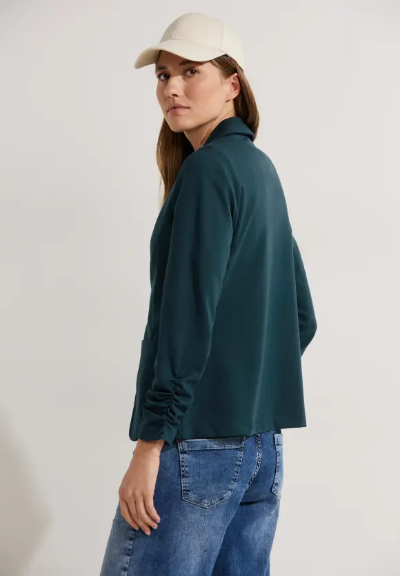 CECIL Sweatblazer mit Raffung