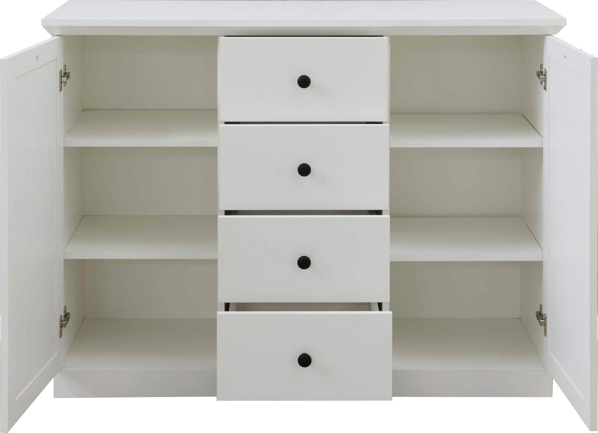 Home affaire Sideboard Örebro, zeitloser Landhausstil, mit Vollauszug