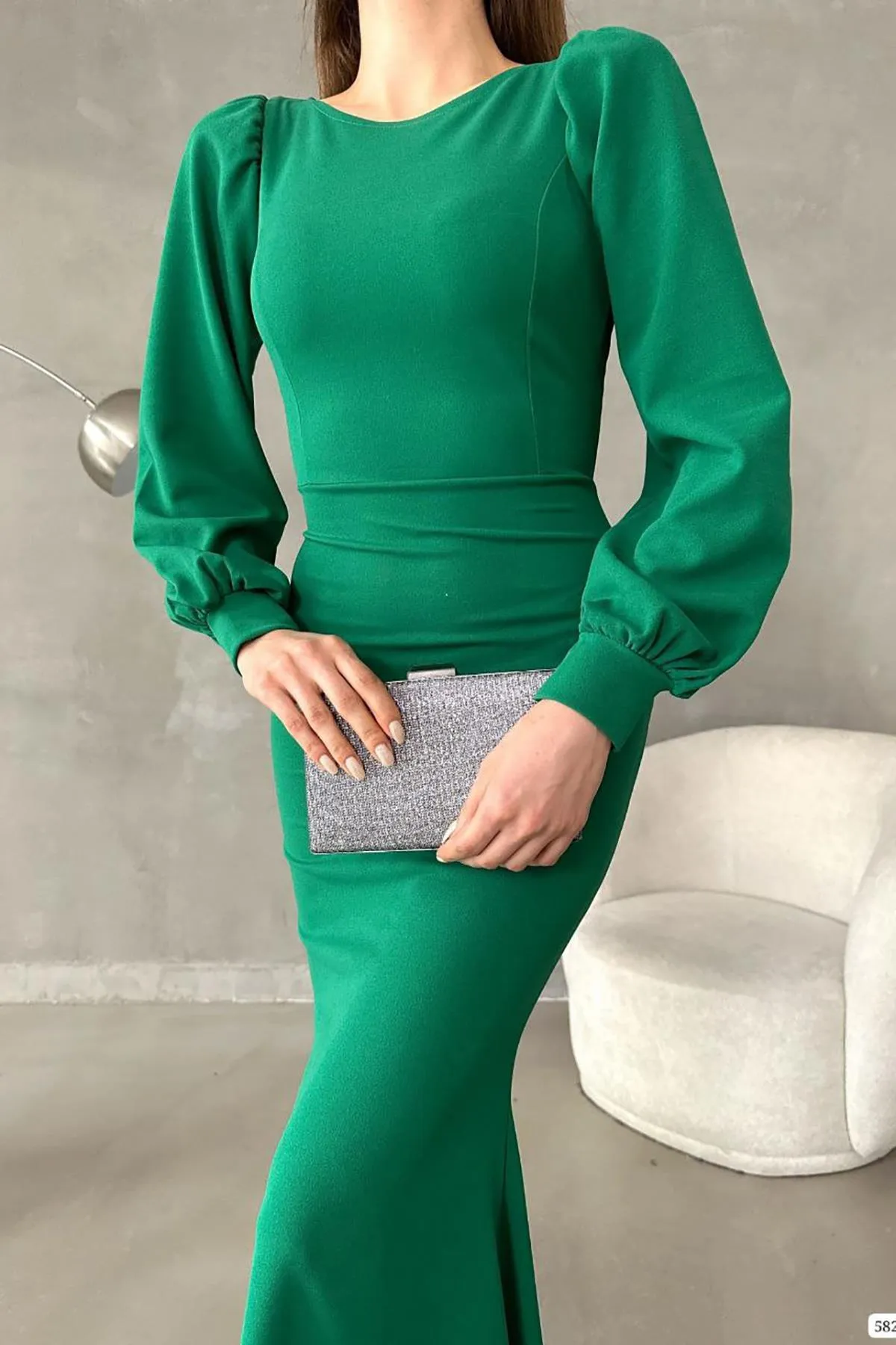 Deafox  Kleid - Grün - A-Linie