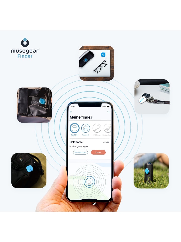 musegear Bluetooth-Schlüsselfinder 
