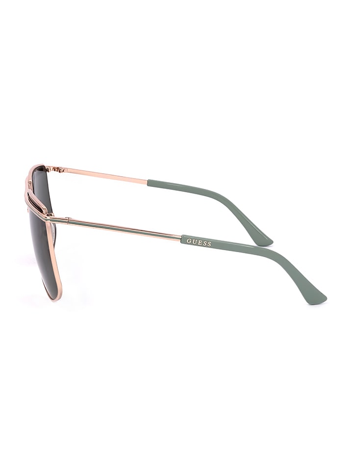 Guess Damen-Sonnenbrille in Gold/ Schwarz günstig kaufen 63