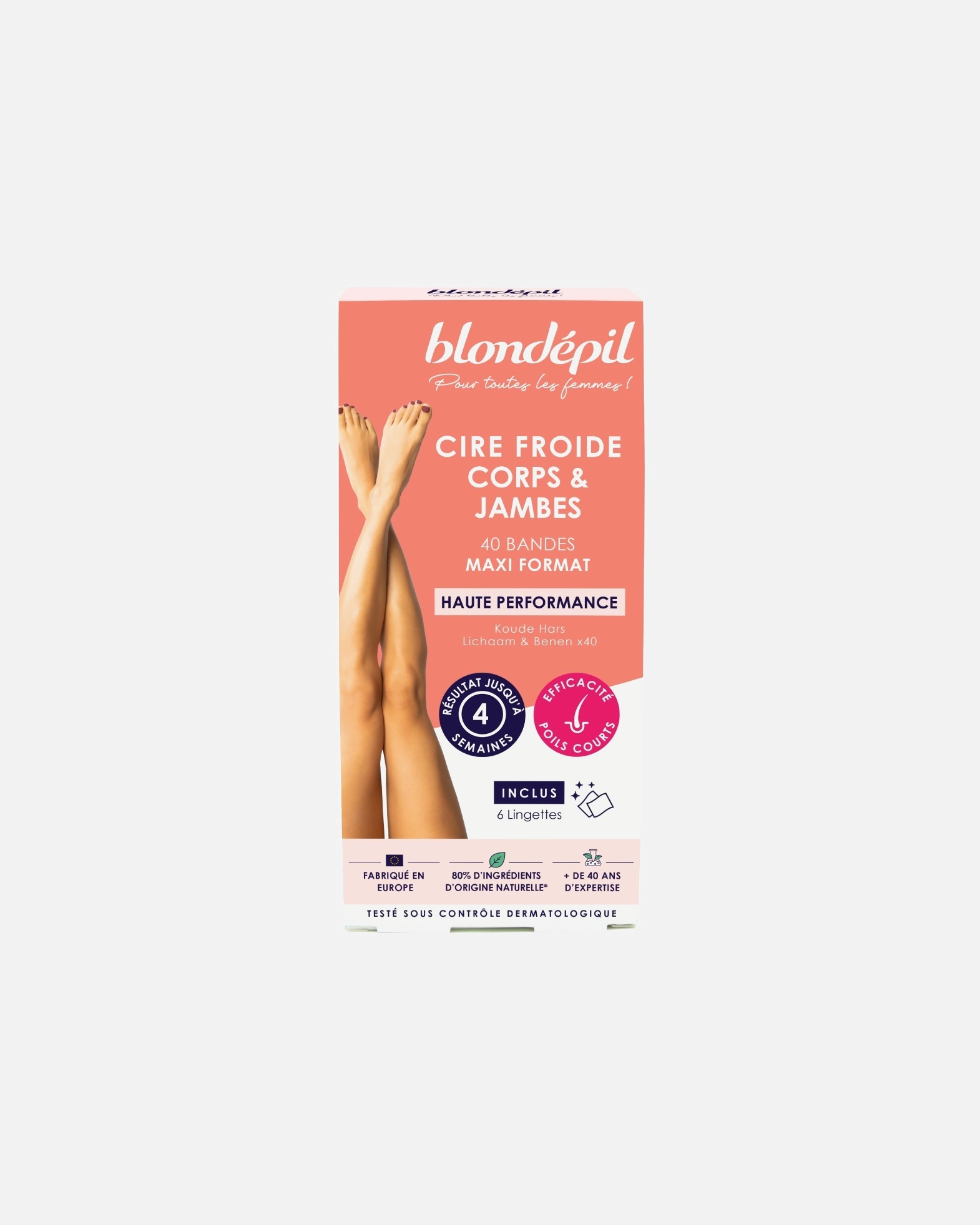 Blondépil High Performance Cold Wax Body Strips