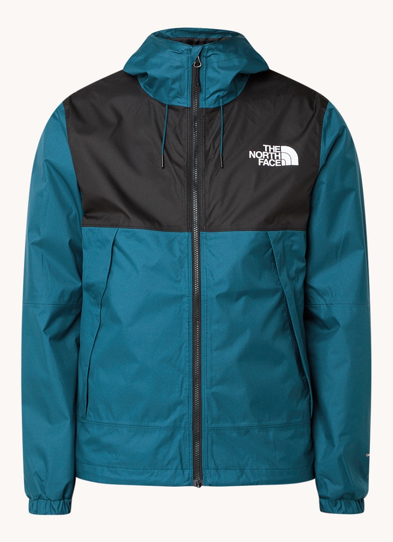 Softshell jakna North Face Mountain Q s kapuljačom i džepovima s patentnim zatvaračem