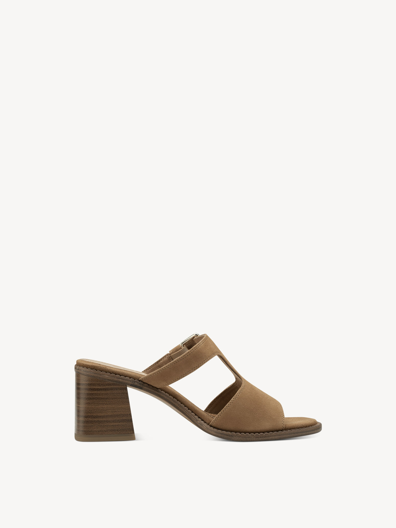 Mule en cuir - marron