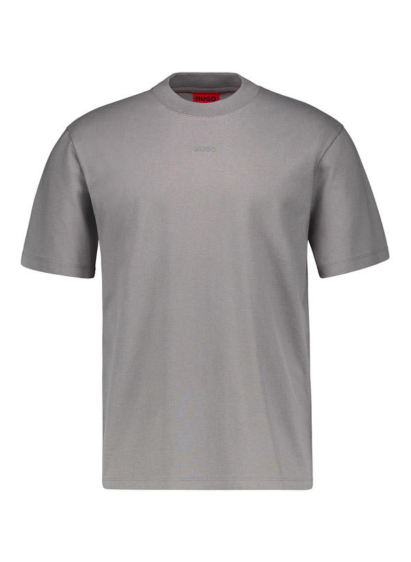 HUGO, T-Shirt, Baumwolle, grau