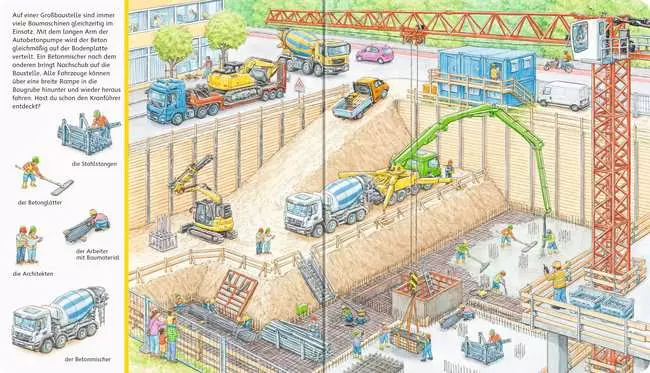 Mein großes Sachen suchen: Viele, viele Baustellen