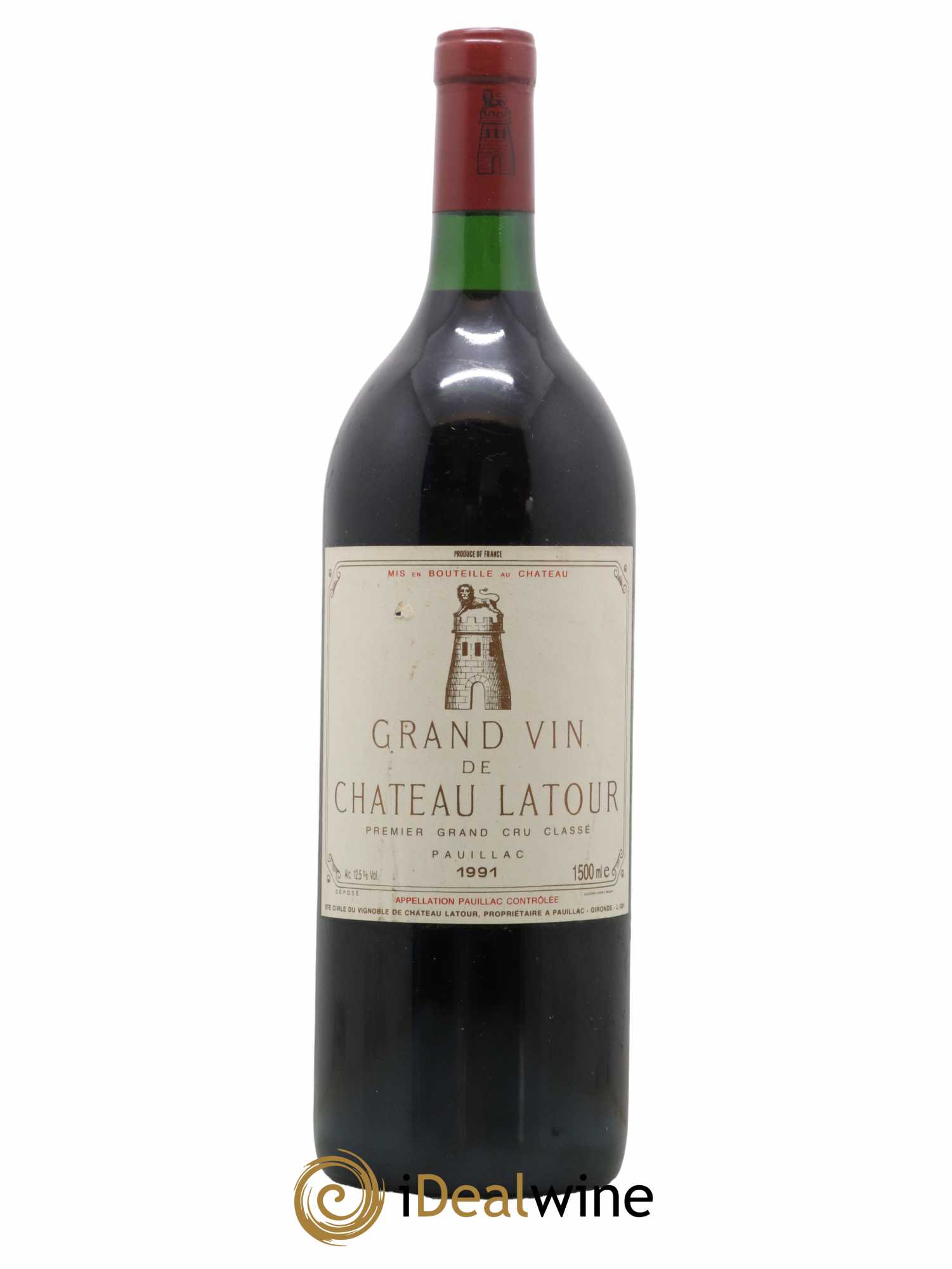 Château Latour 1er Grand Cru Classé  1991 - Lot de 1 Magnum