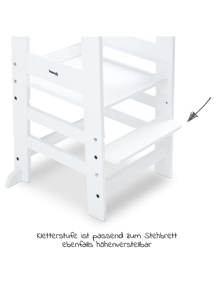 Hauck Lernturm / Kinderstuhl für Küche - Learn N Explore in weiss günstig kaufen onesize