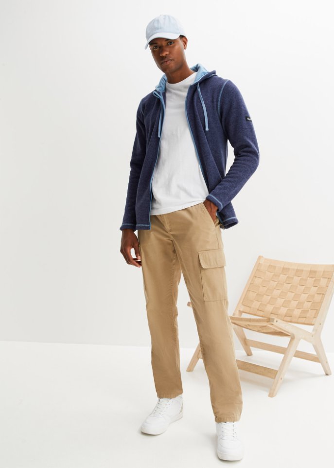 Strickfleece-Jacke