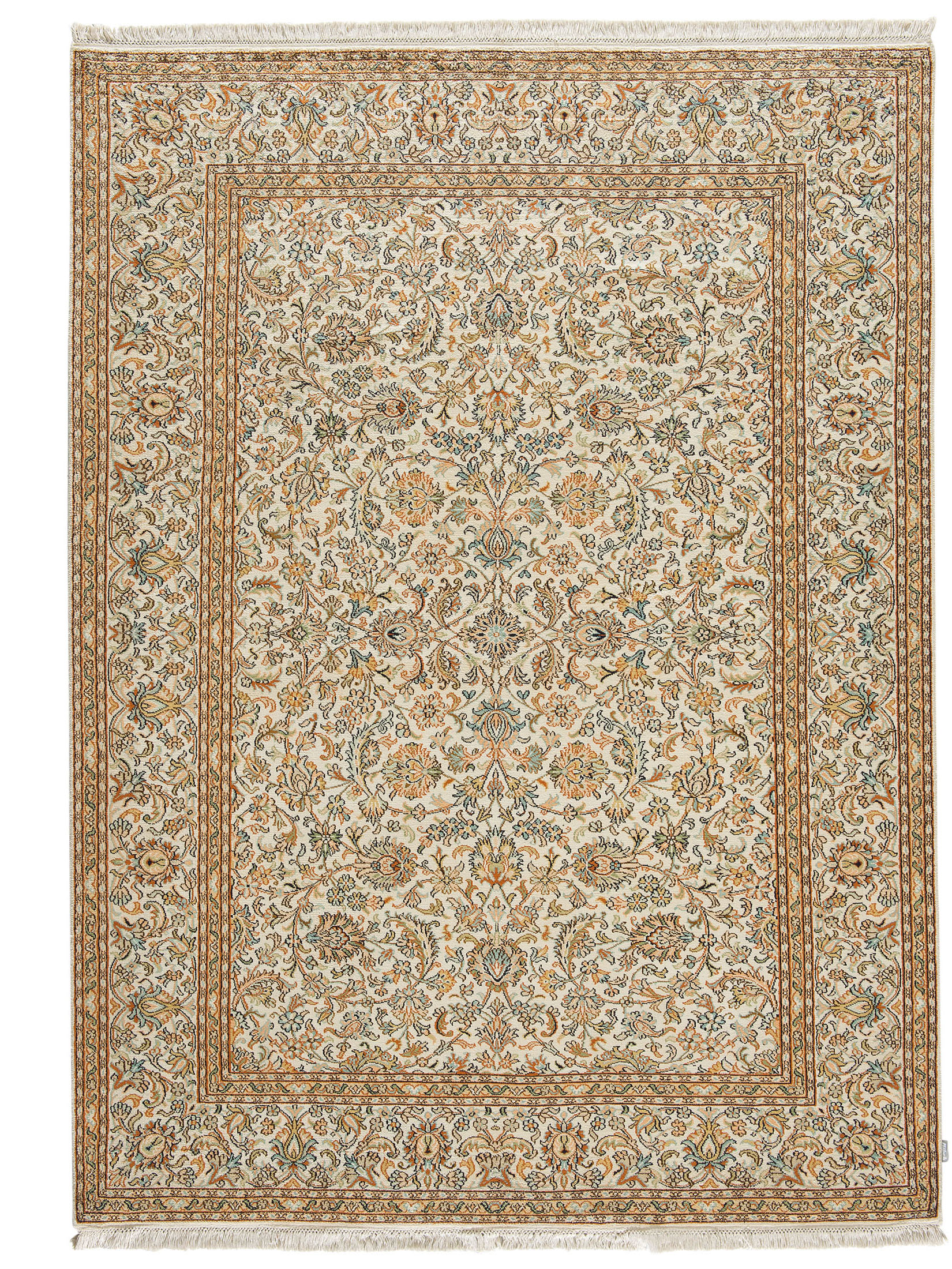Kaschmir Seide 18/18 ca. 159 x 215 cm, Unikat / Einzelstück