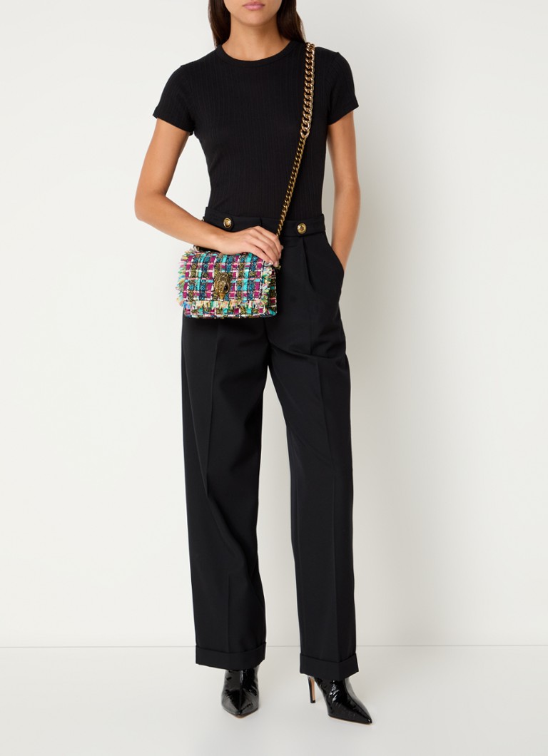 Kurt Geiger  Kensington Mini schoudertas van tweed