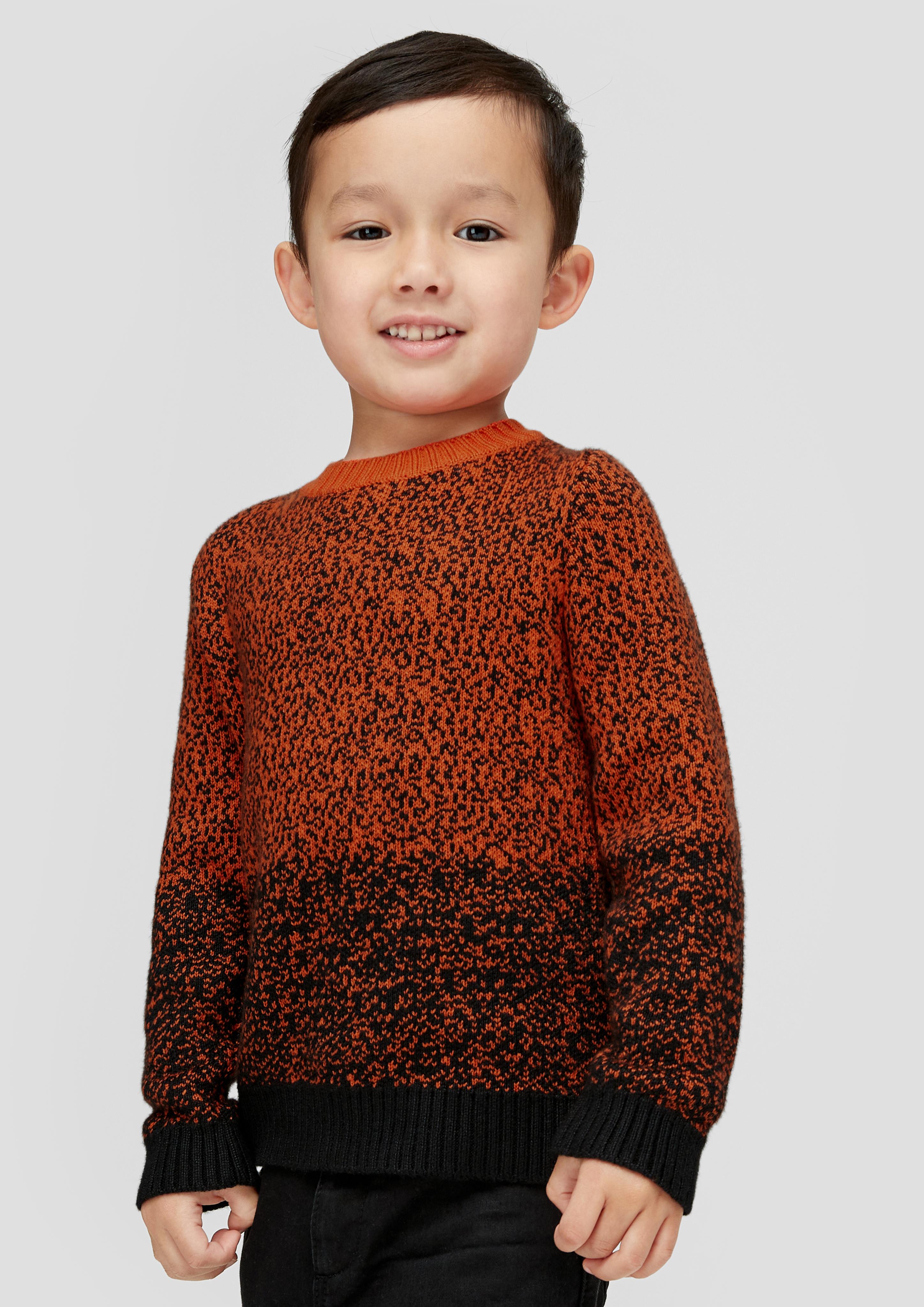Melierter Strickpullover  2138597-25X1