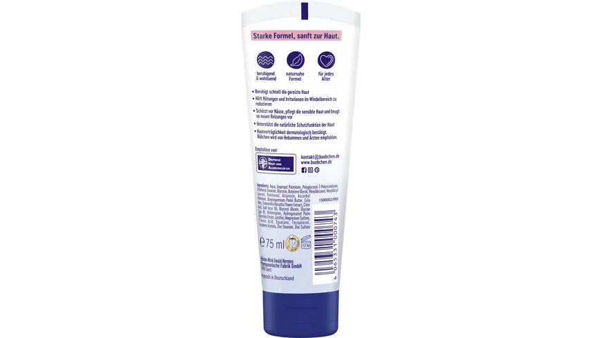 Bübchen Spezial Wundschutz Creme sensitiv 75 ml