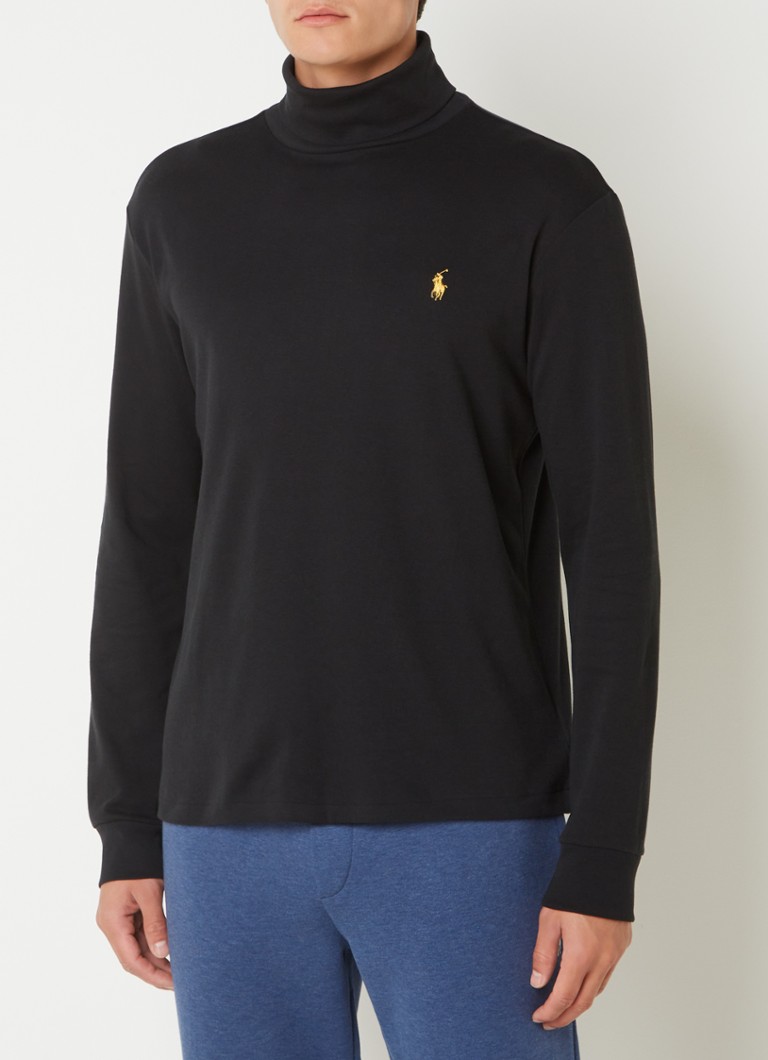 Ralph Lauren  Longsleeve met logoborduring en opstaande kraag