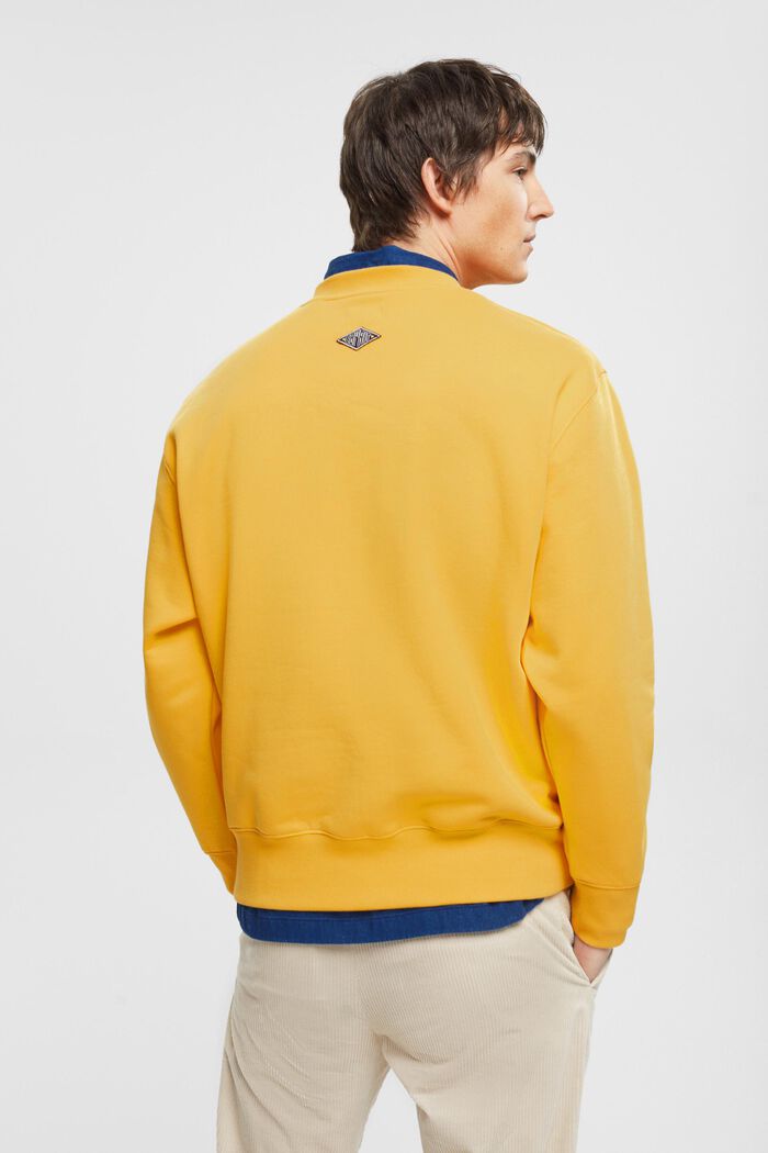 College-Sweatshirt mit Patches