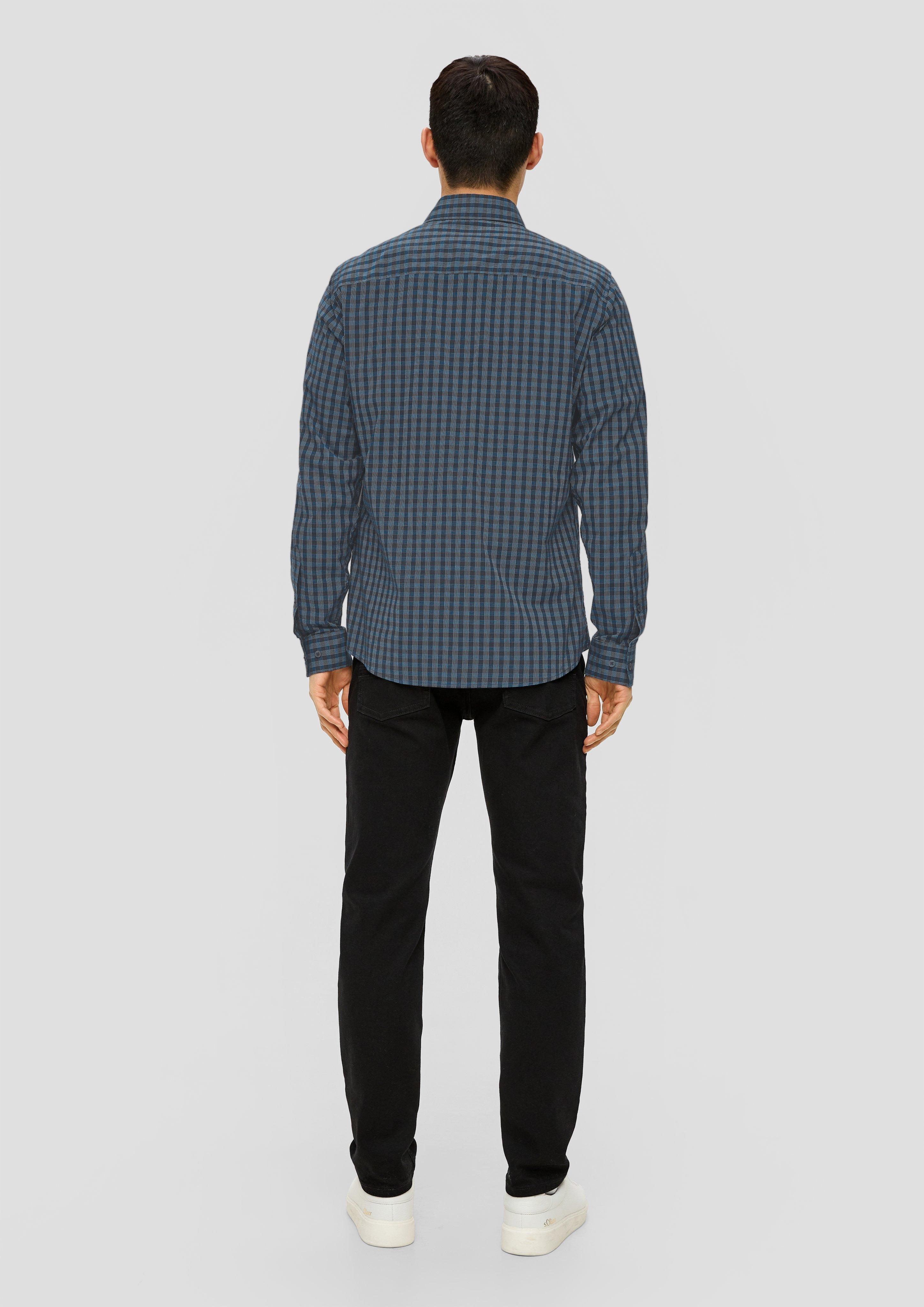 Slim: Hemd mit Kentkragen  2137953-59N1