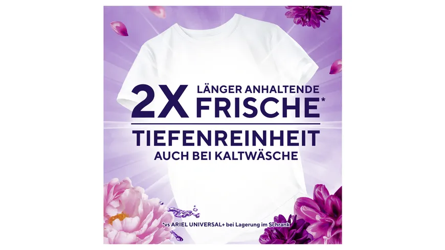 Lenor Colorwaschmittel Pulver Amethyst Blütentraum schnell auflösend 6 kg