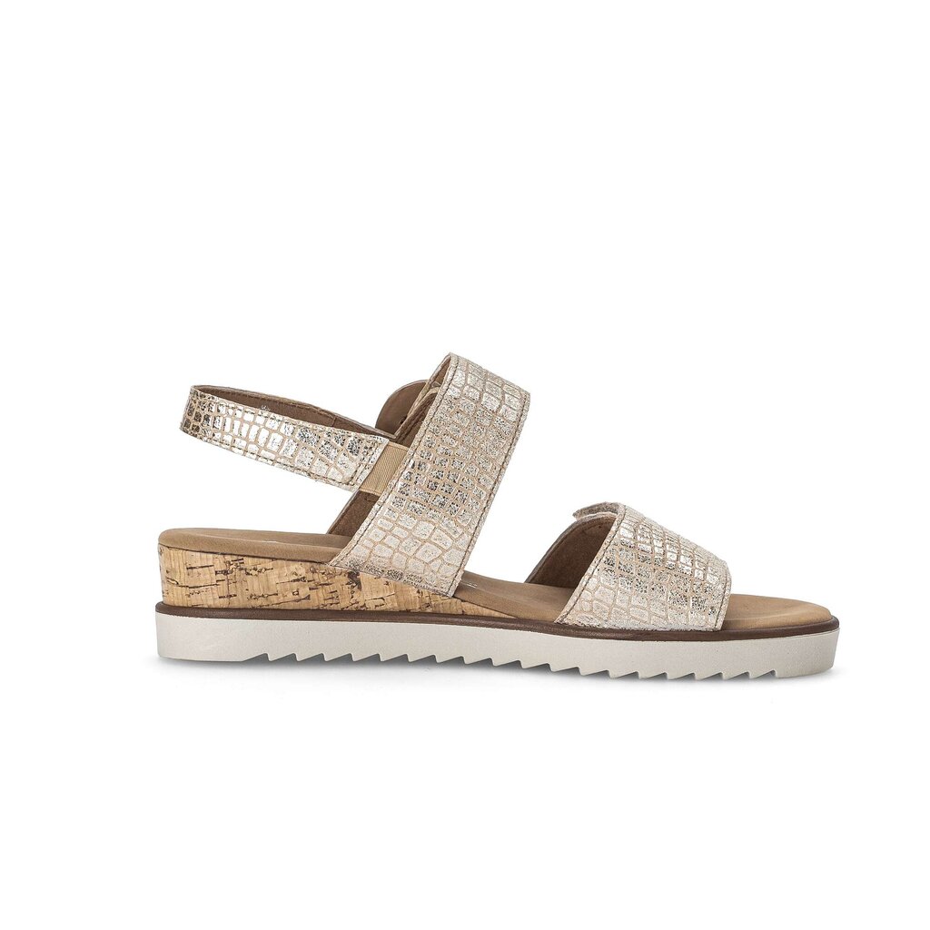Gabor comfort Keilsandalette gold