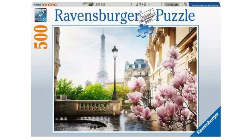 Ravensburger Puzzle - Frühling in Paris, 500 Teile